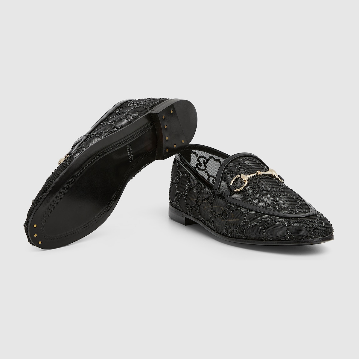 Gucci Women’s GG crystal Gucci Jordaan loafer - Image 3